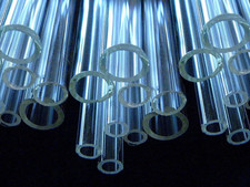 COE 33 Boro Tubing, 10 Clear Borosilicate 12" Tubes - 8, 12 16Mm