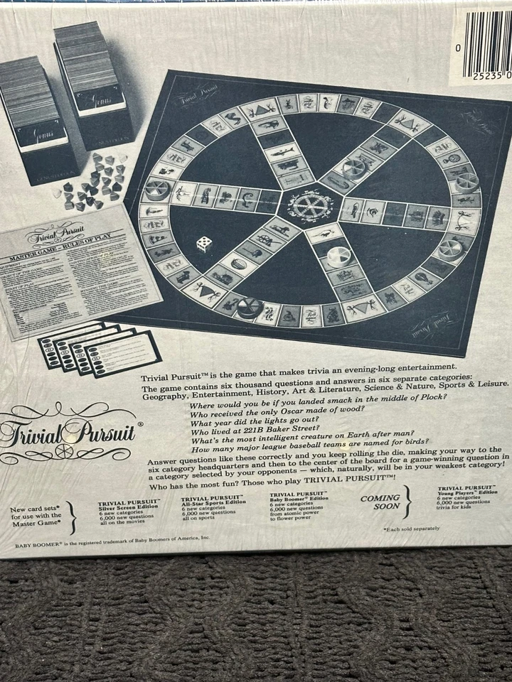 NUEVO - Trivial Pursuit Genus Edition 1981 Horn Abbot Ltd. - SELLADO DE FÁBRICA Foto 3 de 4