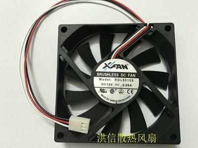 1 PCS   XINRUILIAN  XFAN  Cooling Fan  RDL8015S  DC12V  0.09A   80 #iv