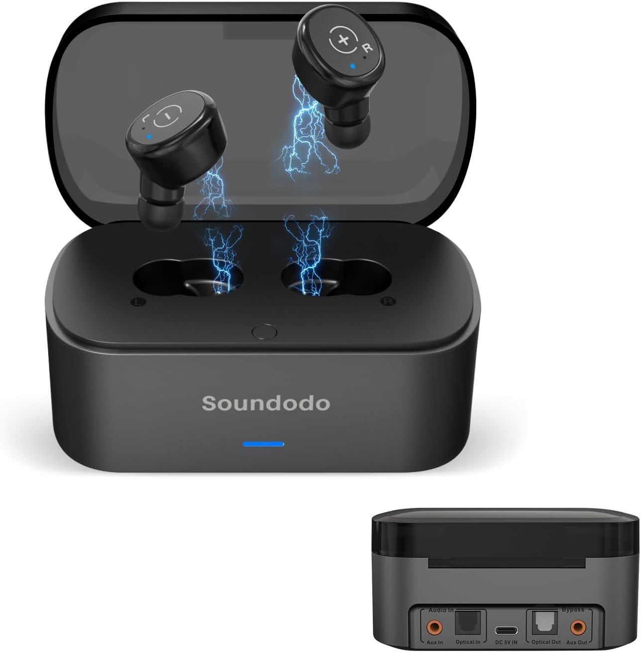For Tv Listening Watching With Transmitter Charging Dock,202