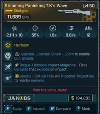 Borderlands 4 🎉 Steaming Panicking T.K.'s Wave ✨ [HypShield/TorMAG/Jakobs]