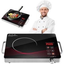 3500W Cerankochfeld Ceranfeld Touch Steuerung Kochfelder Glaskeramikkochfeld