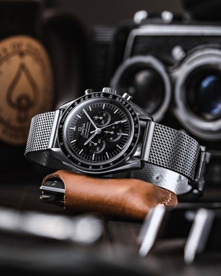 20mm Braided Stainless Mesh Band For Omega Speedmaster No Time To Die 007