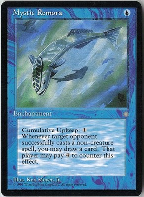 Mystic Remora 87 Common Ice Age LP MTG