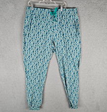 Toad Co Sunkissed Rollup Pant Womens L Multi Geo Print Nylon Stretch T1442700