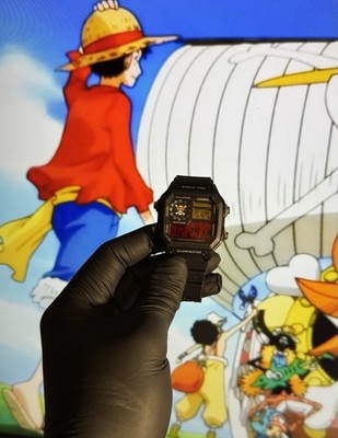 STRAW HAT Custom Modded Casio AE1200  One Piece Watch