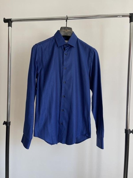 Men ZARA Shirt Navy 36 / S / 44