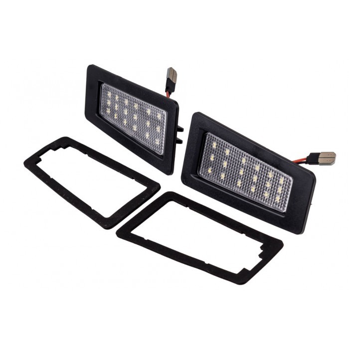 Feu LED immatriculation Mazda 2 blanc pur 6000K anti-erreur