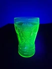 Depression Glass Green Cameo / Ballerina 3 3/4" 5 Ounce Juice Tumbler 1930's