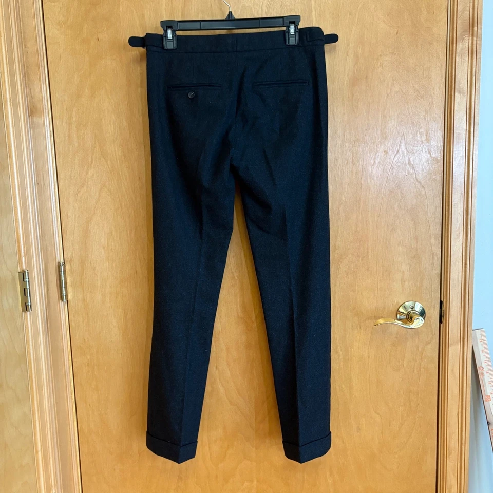 Ralph Lauren синий ярлык женщин шерсти смесь костюм брюки темно серый размер 2 - Изображение 3 из 4