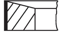 Mahle 011 RS 00107 0N0 Kolbenring Satz FüR Opel Vauxhall