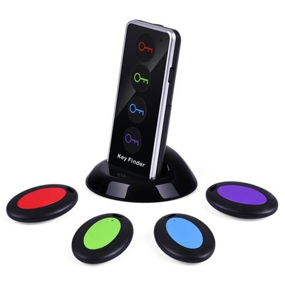 Schlüsselfinder, Artikelverfolger mit LED-Taschenlampenfunktion, Chlovoe Wireless... 