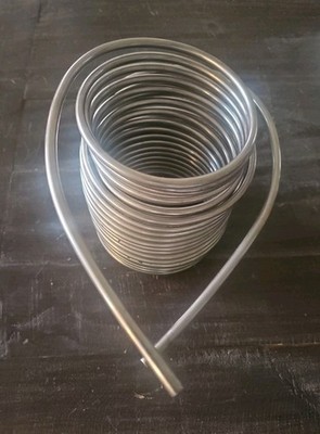 50' Brew Supply Stainless Steel Wort Chiller Cooling Coil Pipe Double Layer US