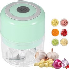 Portable Electric Mini Garlic Chopper Wireless Food Processor for Onion Meat