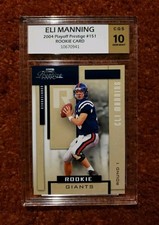 *ELI MANNING* 2004 Playoff Prestige #151 *CGS 10* RC Rookie Card New York Giants. rookie card picture