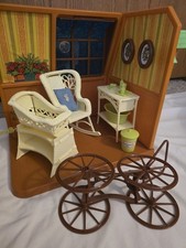 Vintage The Sunshine Family House Baby Room Doghouse Dolls And Accessories Lot