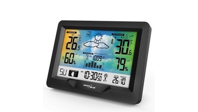 Wetterstation kabellos, bunt, mit DCF GB540N System