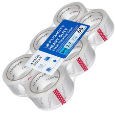 Clear Packing Tape Refills 6 Rolls ,Heavy Duty Packaging Tape for Moving Suppli