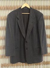 MANI GIORGIO ARMANI Vintage Blazer Italy Made Vintage Houndstooth Wool Jacket