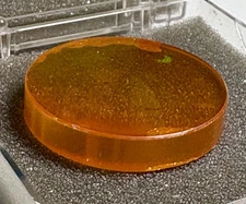 Centricut Ophir Optronics CO2 Optics Duralens 5” FL 1.5” dia chipped on sides 