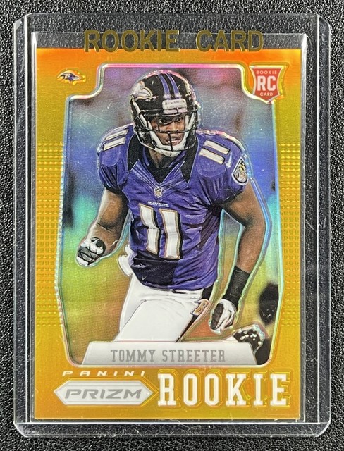 Tommy Streeter 2012 Panini Prizm #281 Rookie Gold RC 1/10 Ravens