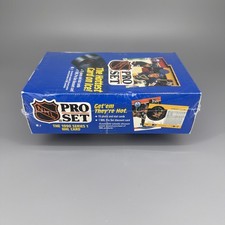 NHL Pro Set 1990 Series 1 Hockey 36 Unopened Packs Wax Box from sealed Case
