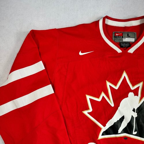 Nike Canada National Team Ice Hockey Jersey Men's Large Red Vintage Canadian - Picture 3 of 10