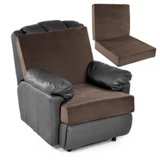 HOMBYS Foam Lumbar Support Pillow for Recliner with Recliner Chair Seat Cushi...