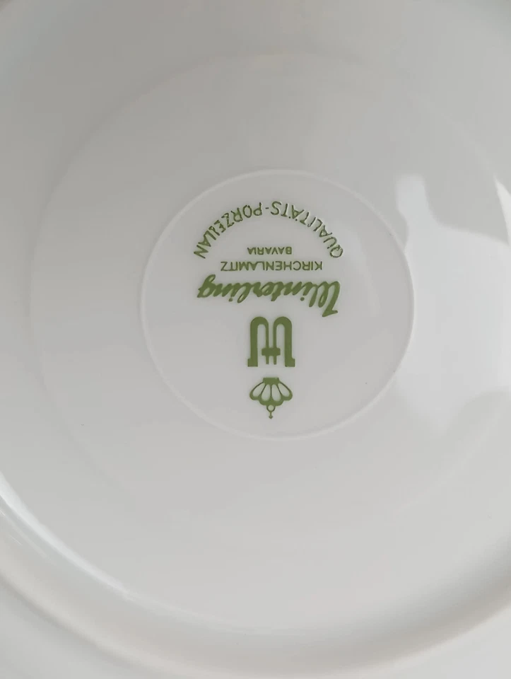 WINTERLING Tasse Unterteller Set 6tlg Porzellan Weiß Klassisch Elegant - Bild 3 von 4