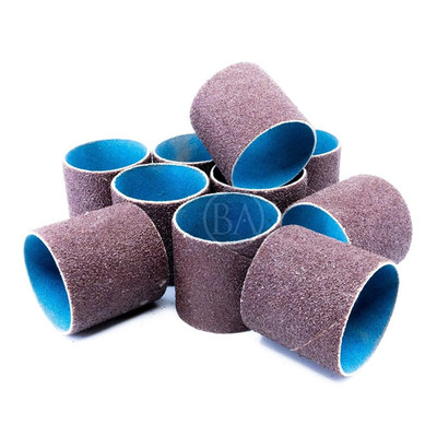 Benchmark Abrasives 2'' X 2'' Aluminum Oxide Sanding Bands, Spiral Bands Rotary Sa