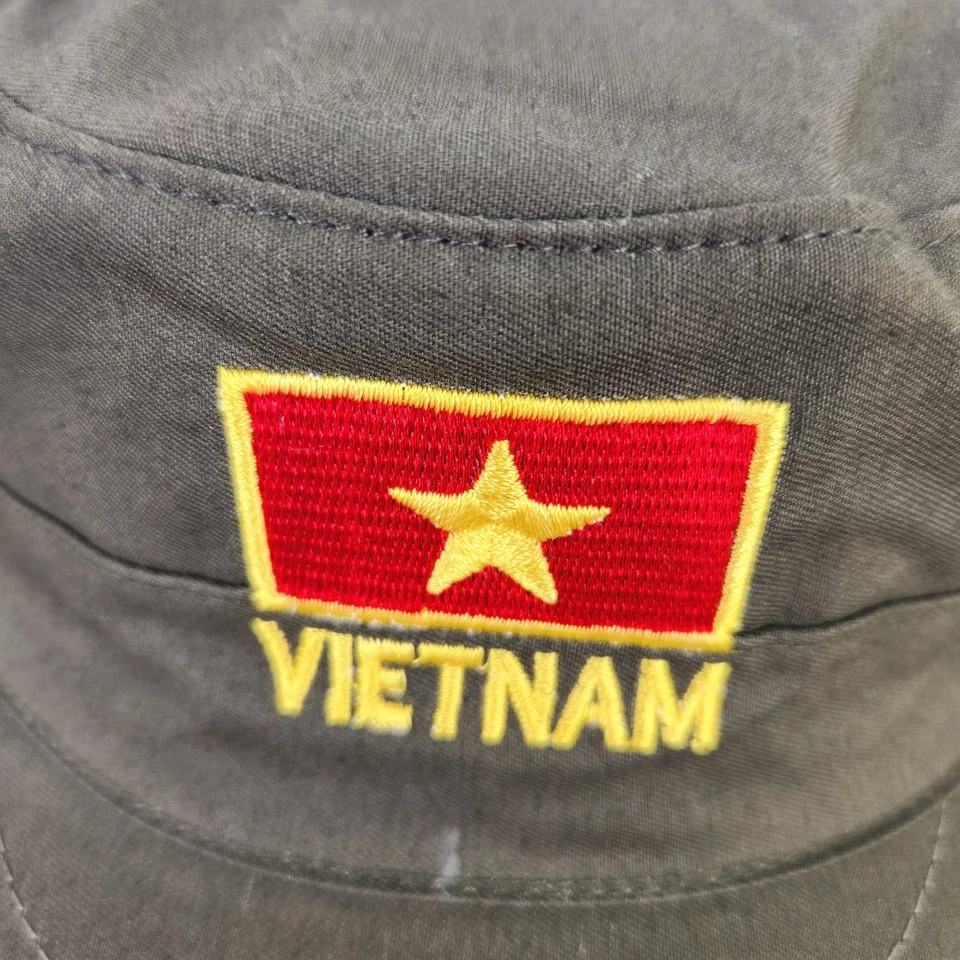 VTG Propper BDU Patrol Cap Vietnam Flag Patch Olive Green Military Cadet XXXL - Image 3 of 4
