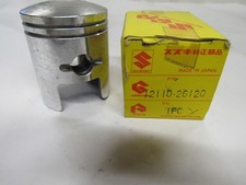 NOS NEW ORIGINAL OEM SUZUKI TM75 TS75 PISTON 12110-26120     .25 mm oversize