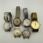 Vintage & Art Deco Mechanical Mens Watch Lot Parts Lot Of 6 Watches