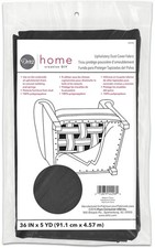Dritz Home 44296 Upholstery Dust Cover Fabric 36in x 5yd Black Polypropylene