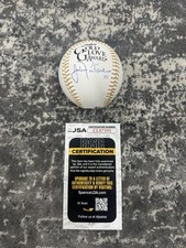 Johan Santana Signed Autographed Gold Glove Baseball Mets Twins JSA COA