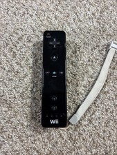 Nintendo Wii Remote Black WiiMote Official Controller Wii U