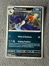 Honchkrow 58/94 Reverse Holo - phantasmal flames - PTCG - NM