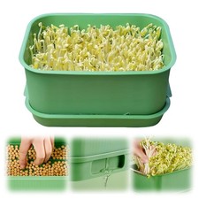 Seed Sprouter Kits Bean Sprout Tray Microgreens Propagators Grow Trays