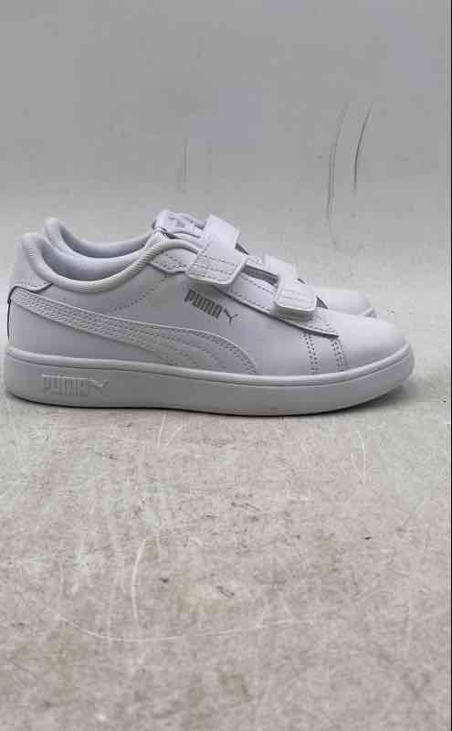 Puma Toddler Boys Smash 3.0 White Leather Low Top Sneaker Shoes Size 2.5C