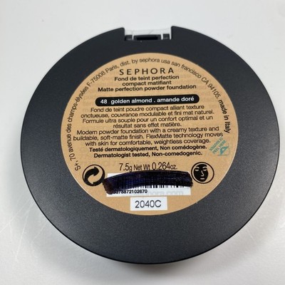 SEPHORA Matte Perfection Powder Foundation 48 Golden Almond