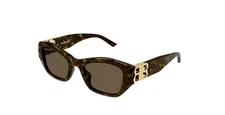 Balenciaga BB0311SK 002 Havana Brown 53 mm Women's Sunglasses OBI