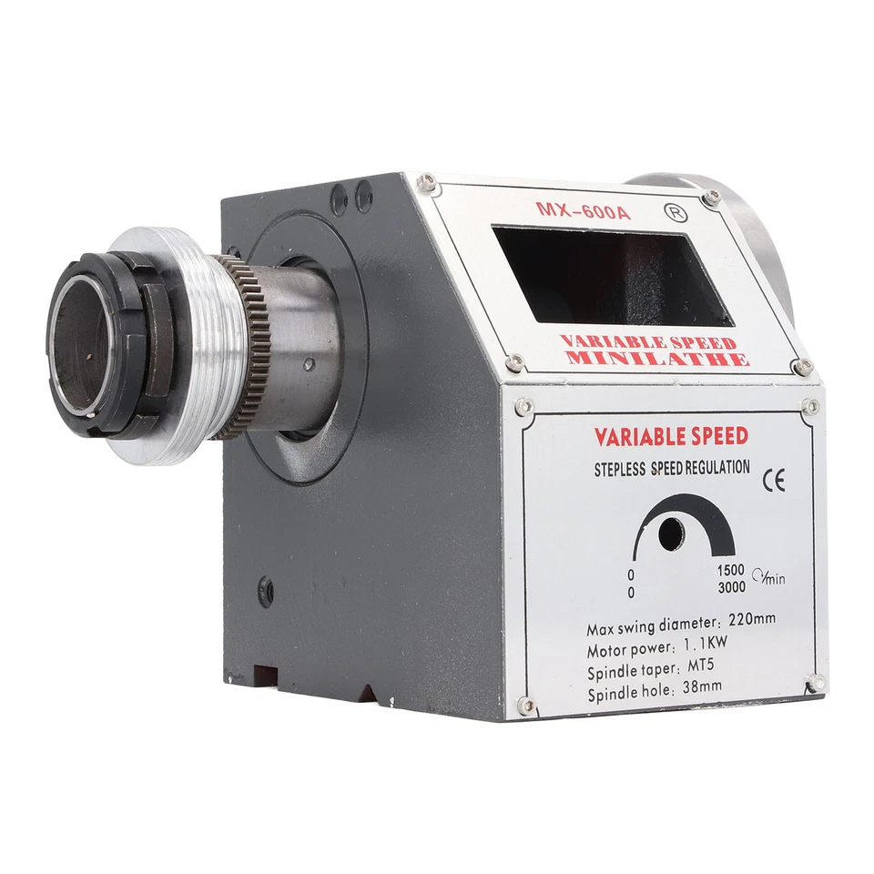 Mini Lathe Speed Controller 3000RPM Variable Speed Control Box For MX‑600A 8 HLF - Image 2 of 4