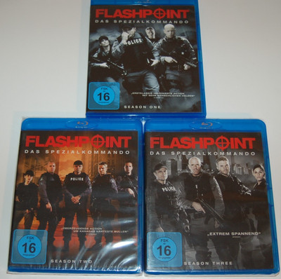 Flashpoint - Das Spezialkommando - Staffel 1, 2, 3 , Bluray