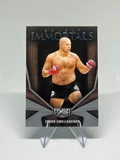 2025 Panini Combat Anthology - Combat Immortals Fedor Emelianenko #1 Silver