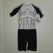NEW Star Wars Stormtrooper Adaptive Swimsuit Rashguard UPF 50 Disney Yth Large