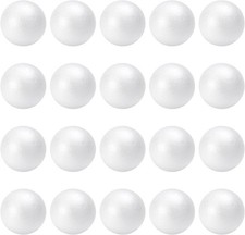2 Inch Craft Foam Balls 40-Pack, Polystyrene for DIY Crafts  Decorations