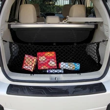 41" Double Layer Rear Trunk Cargo Net Elastic Envelope Mesh Organizer fit Audi