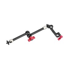 10" Articulating Magic Arm with 15mm Rail Rod Clamp for LED Light/ LCD Monitor