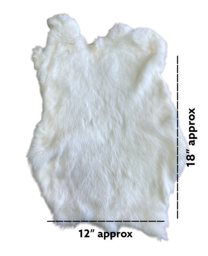 5 PIECE WHOLESALE RABBIT SKIN , ASSORTED RABBIT , CRAFTS , RABBIT PELT HIDE - Picture 2 of 2