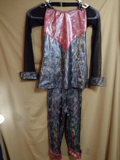 Sew Tech 2 pc Grey/Pink Dance Outfit